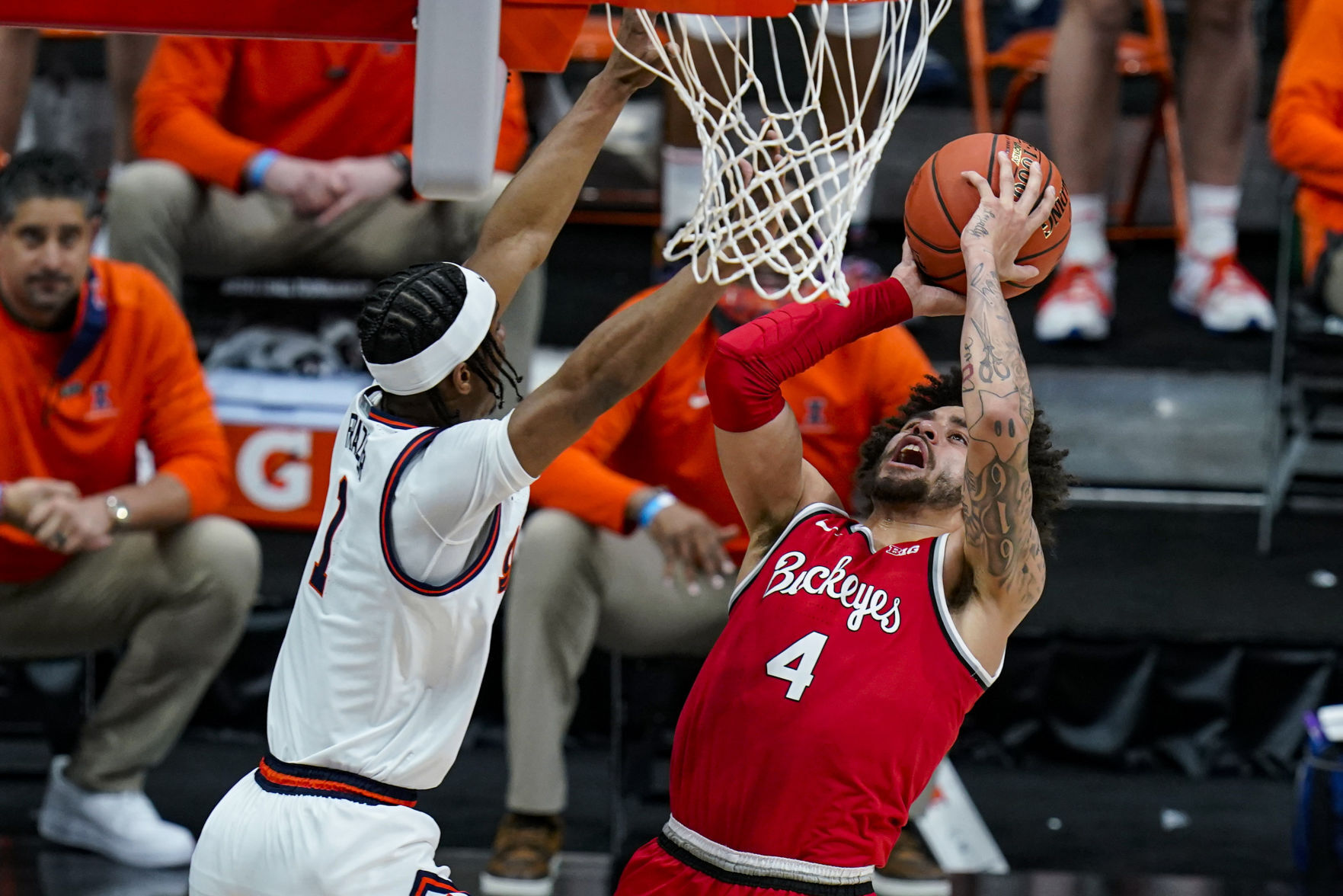 B10 Ohio St Illinois Basketball